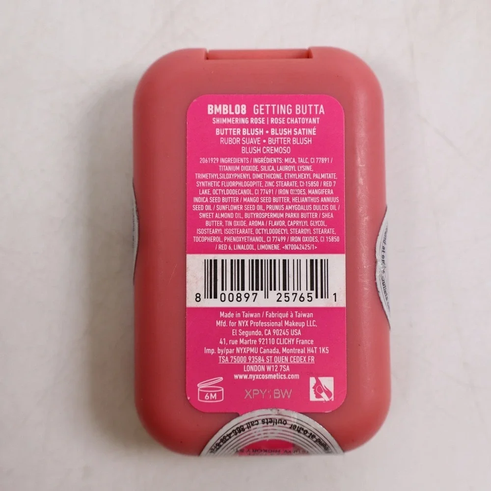 NYX Professional Makeup Buttermelt Blush w/ Shea Butter, Getting Butta - 0.17oz